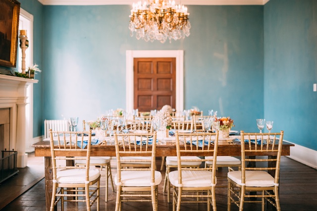Liberty Party Rental Styles With Serenity And Rose Quartz, The 2016 Pantone Colors Of The Year |  Nashville Styled Shoot