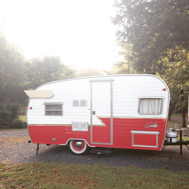 The Flying Ham: Rent A Vintage Travel Camper For Your Nashville Wedding