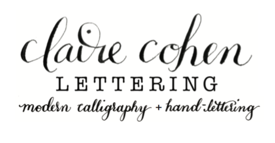 Meet Claire Cohen Lettering: Specializing in Wedding Invitations, Calligraphy