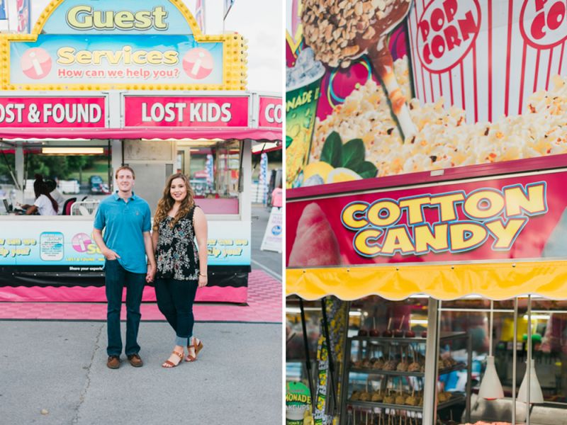 Courtney + Alan's Tennessee State Fair Engagement Session by Derek Couts