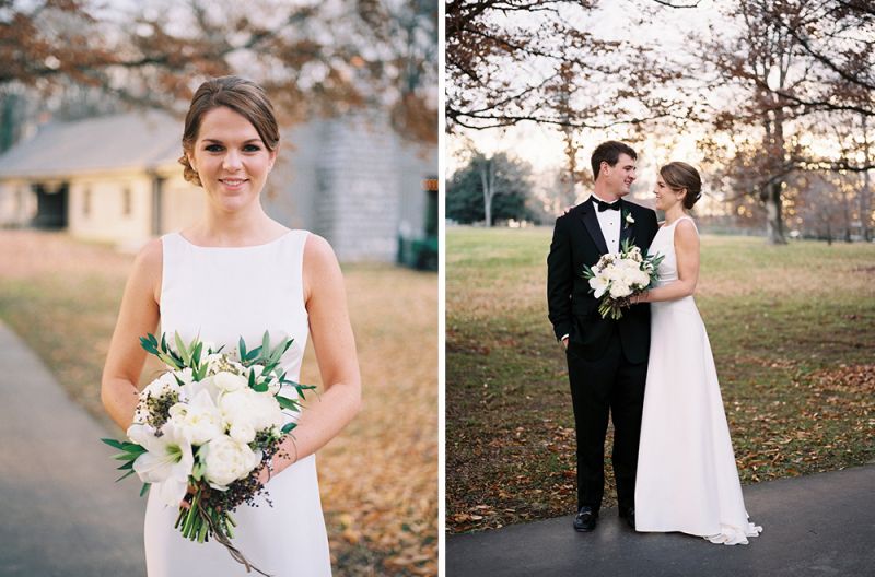 Jennie + Jeremy's Intimate Fall Wedding at The Hermitage by Kristin Sweeting Photography