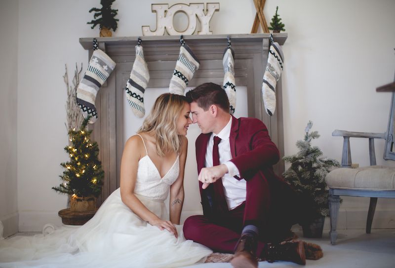 A Christmas Engagement Styled Shoot by Corinna Lindsey Weddings