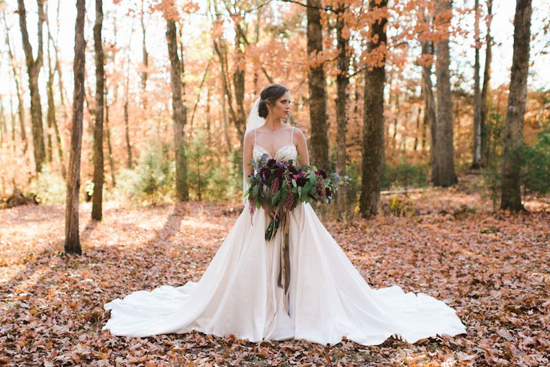 Elizabeth + Casey’s Glamorous Wedding in the Woods by Chad Erickson Photography | Nashville Tennessee Outdoor Weddings
