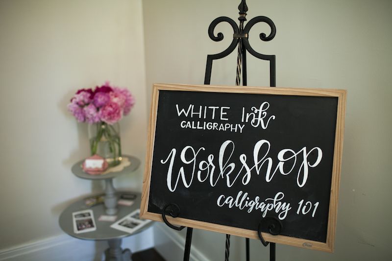 Nashville Bride Guide + White Ink Calligraphy Workshop Recap |  Events