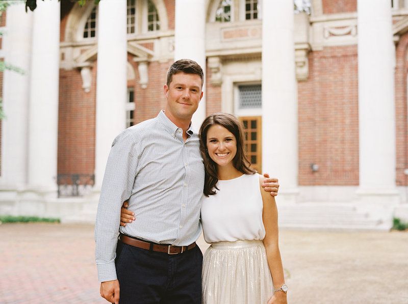 Ali + Drew’s Sweet Campus Engagement Session by Kristin Sweeting | Nashville Tennessee Engagements & Proposals