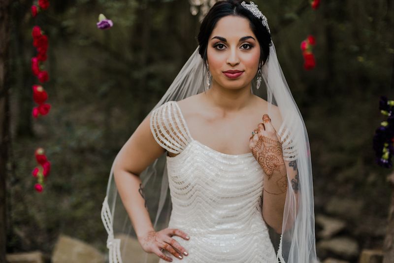 Traditional Meets Modern Indian Bridal Session In Nashville By And How! Imaging |  Multi-cultural Weddings & Styled Shoots & Trends