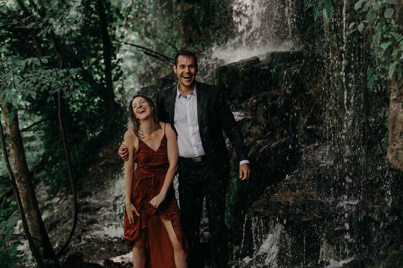 Sarah + Austin’s Waterfall Engagement Shoot By Glenai Gilbert Photography |  Engagements & Proposals