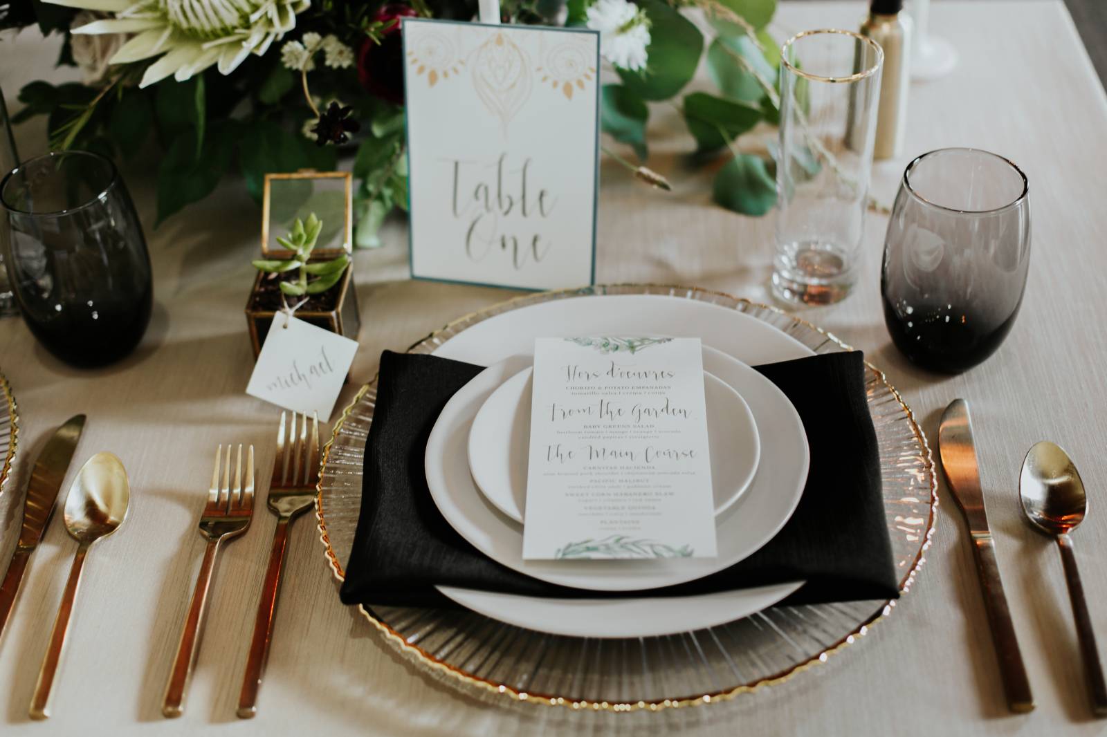 New Wedding Table Top Items from Liberty Party Rental |  Nashville Styled Shoot