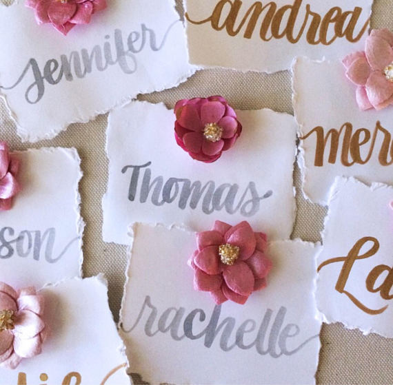Party Place Cards: Your One Stop Shop for Wedding Place Cards with Designs Galore |  Nashville Calligraphy & Stationery