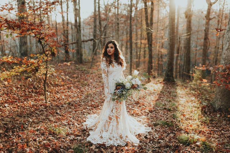 A Woodsy Bridal Styled Shoot with Christen Whitney of The Bachelor by ...