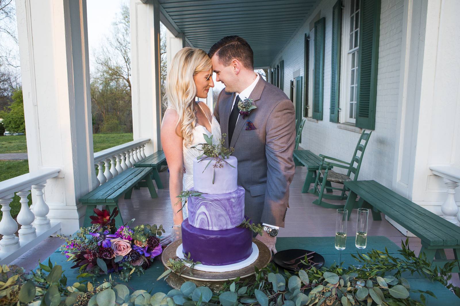 An Ultra-Violet Styled Shoot at Carnton Plantation  |  Franklin, TN Wedding Venue