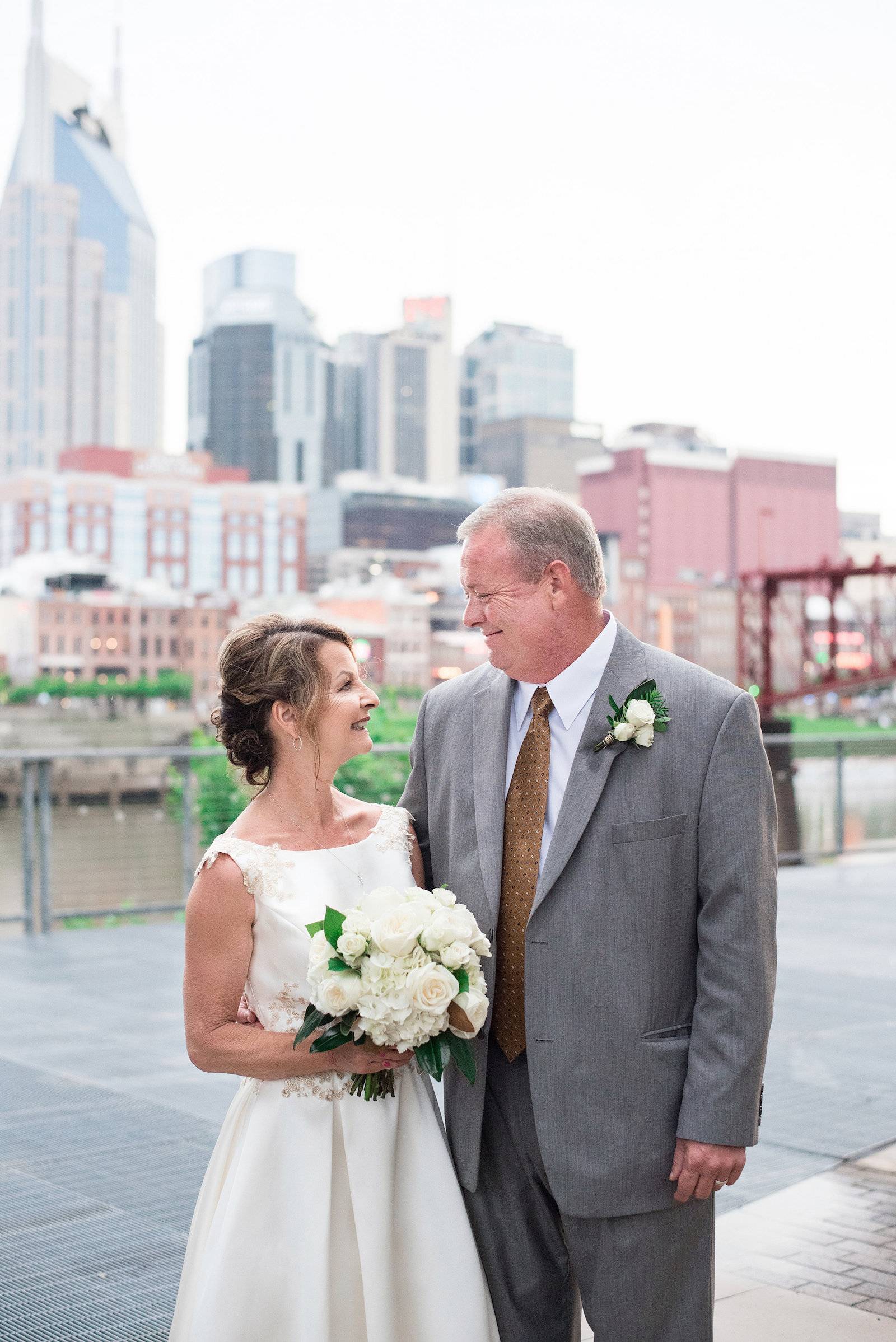 Lee Ann + Todd’s Downtown Elopement from Ivory Door Studio |  Nashville Real Wedding