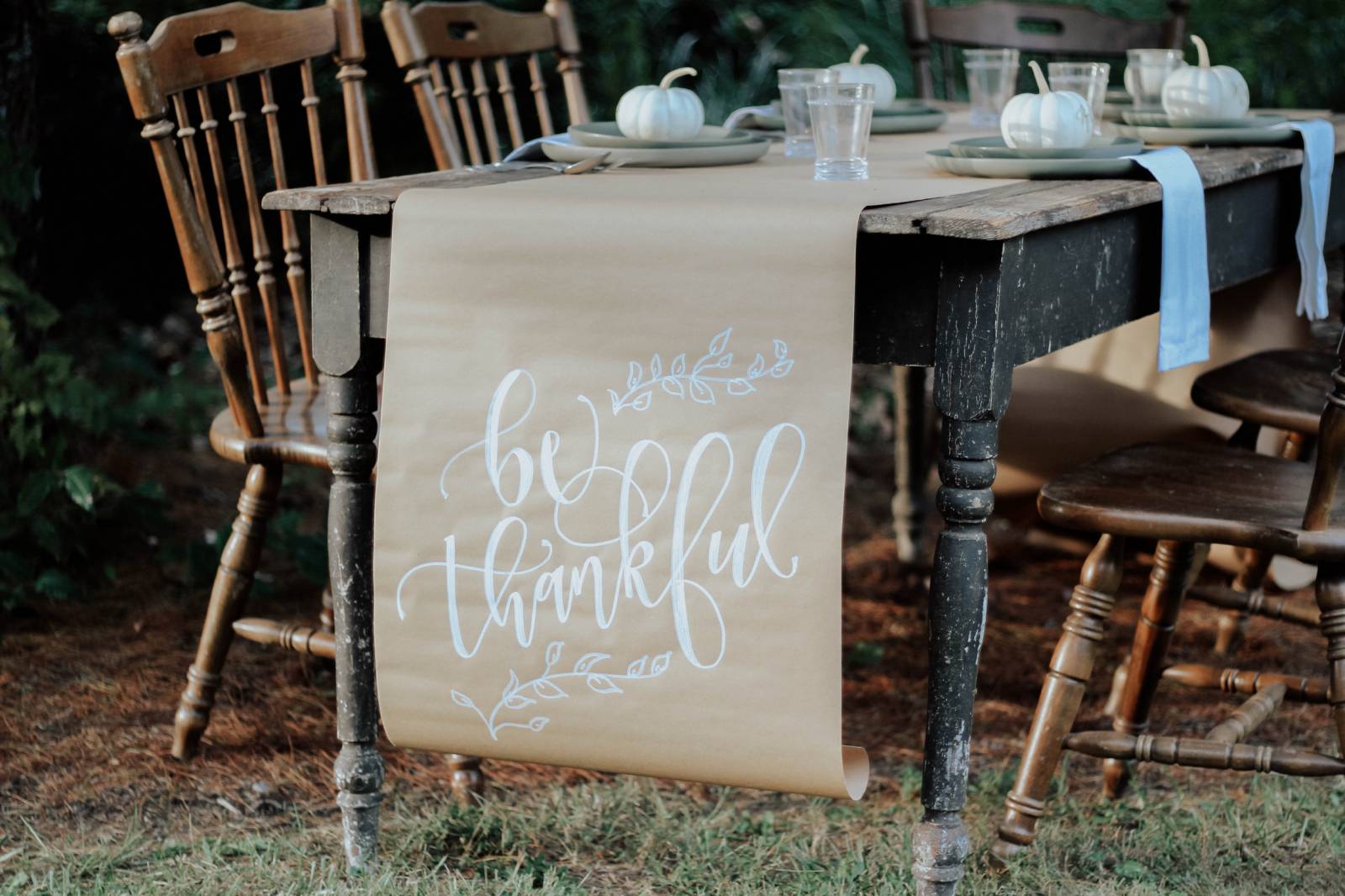 Thanksgiving Wedding Table Scape |  Nashville Styled Shoot