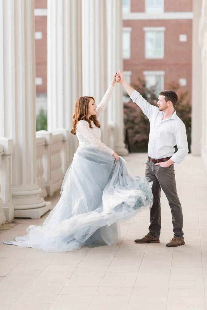 Belmont Engagement Session by Sweet Williams Photography featured on Nashville Bride Guide