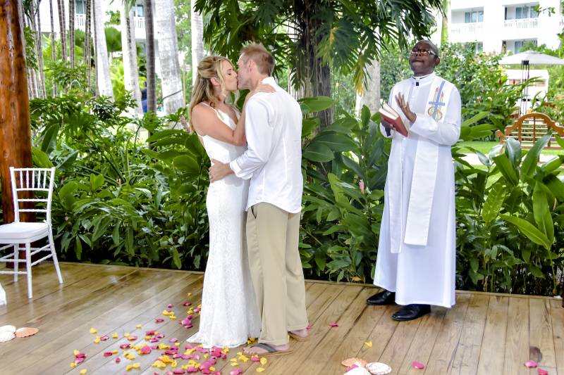 Beach Elopement in Barbados from 2 Travel Anywhere featured on Nashville Bride Guide
