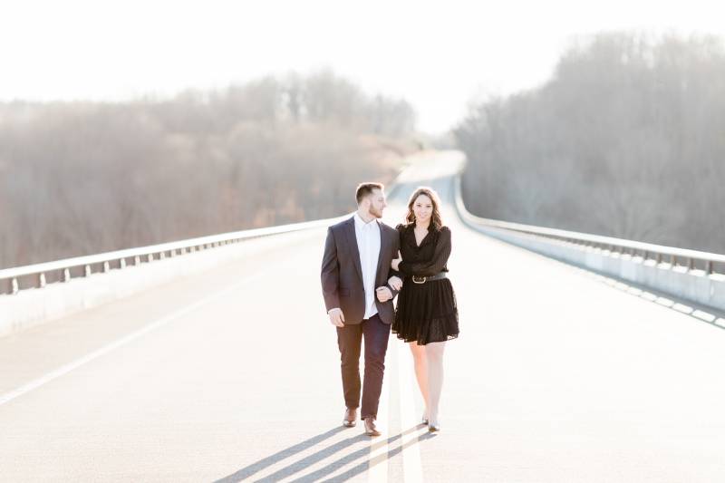 A Romantic Coffee Shop Engagement Session by Allyography featured on Nashville Bride Guide!