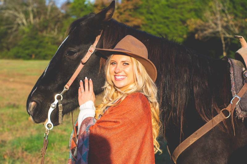 Ariel + Joel's Horseback Riding Proposal |  Nashville, TN Engagement Session featured on Nashville Bride Guide