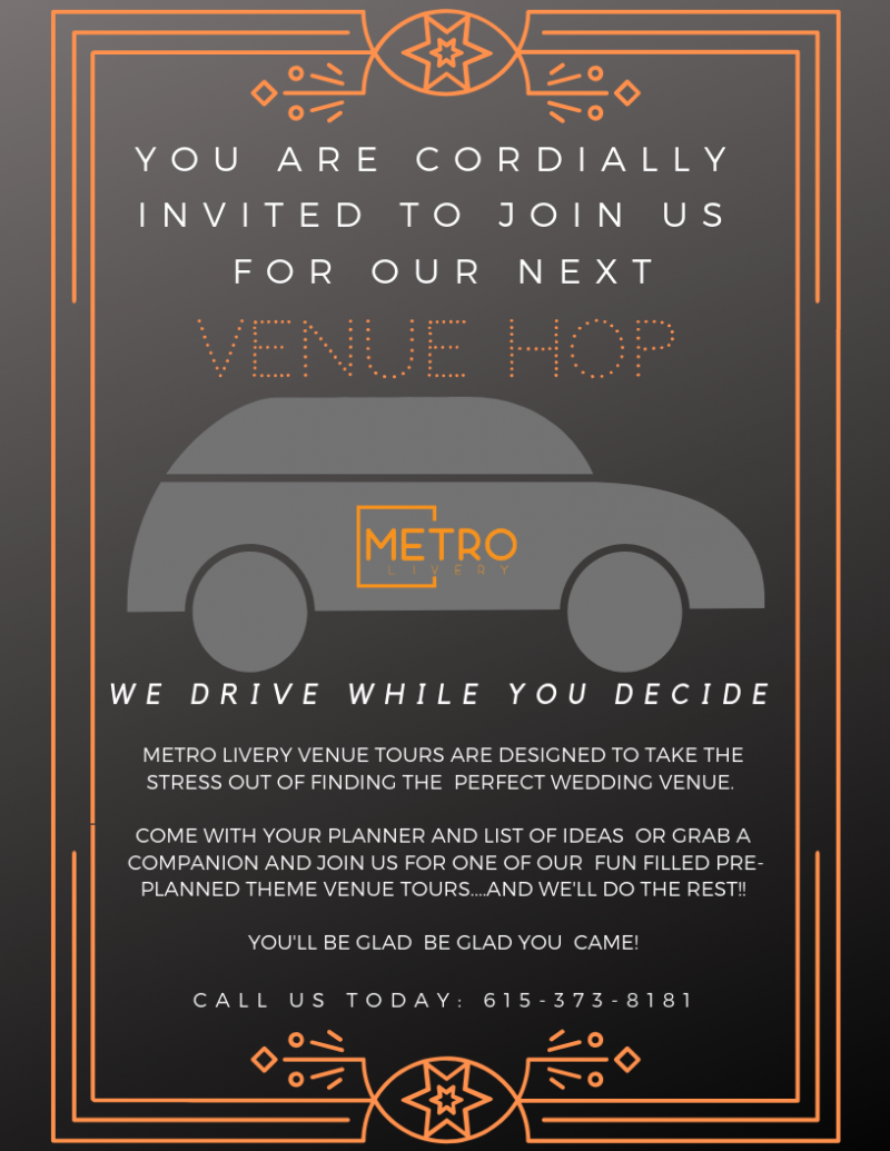 Meet Metro Livery: Providing Exceptional Car Service for Your Nashville Wedding featured on Nashville Bride Guide