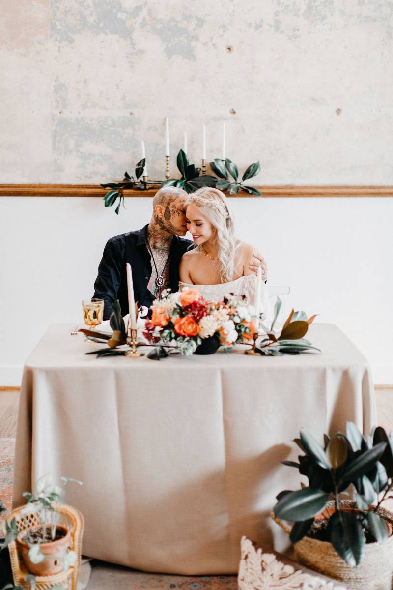 Simple Southwestern Bohemian Styled Elopement featured on Nashville Bride Guide