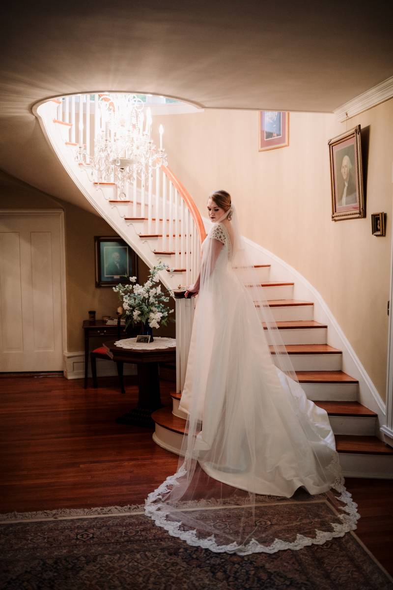 Bridal portrait: military wedding featured on Nashville Bride Guide