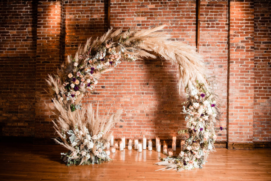 Wedding Floral Arch: Nashville wedding planner Amy & I Designs featured on Nashville Bride Guide
