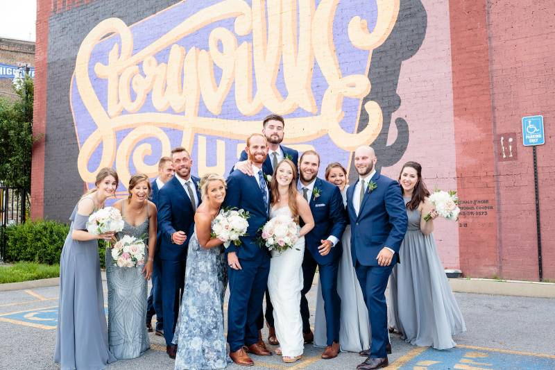 Shades of blue wedding dresses: Bella Bridesmaids Dress Color Trend Predictions on Nashville Bride Guide