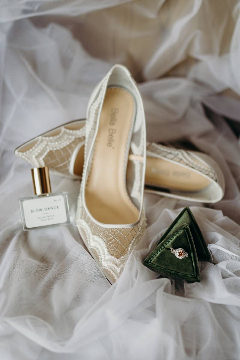 Bridal shoes: Nashville Tennessee Styled Shoots Across America Wedding Inspiration
