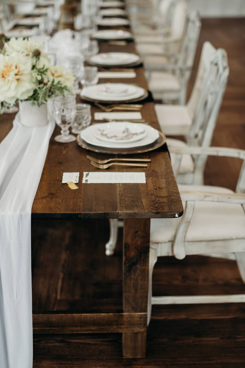Rustic wedding table decor: Bridal shoes: Nashville Tennessee Styled Shoots Across America Wedding Inspiration