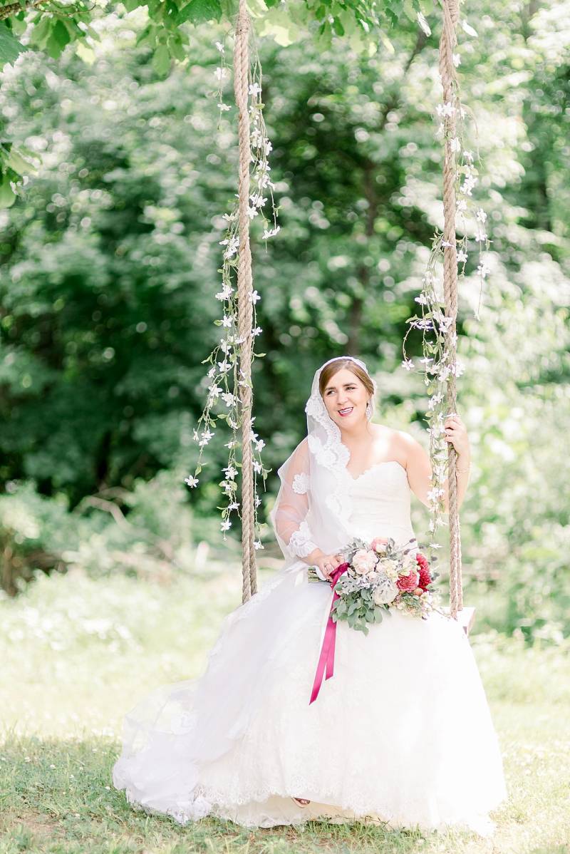 Outdoor farm wedding photos: Hidden Creek Farm Wedding featured on Nashville Bride Guide