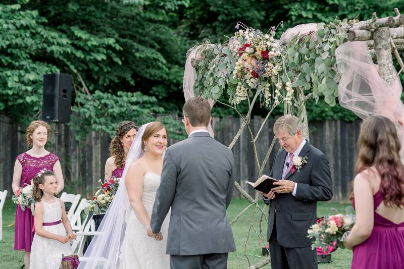 Wedding ceremony: Hidden Creek Farm Wedding featured on Nashville Bride Guide