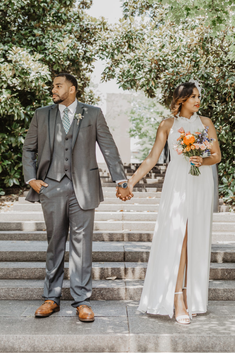 Outdoor wedding photos: Music City Merger wedding inspiration featured on Nashville Bride Guide