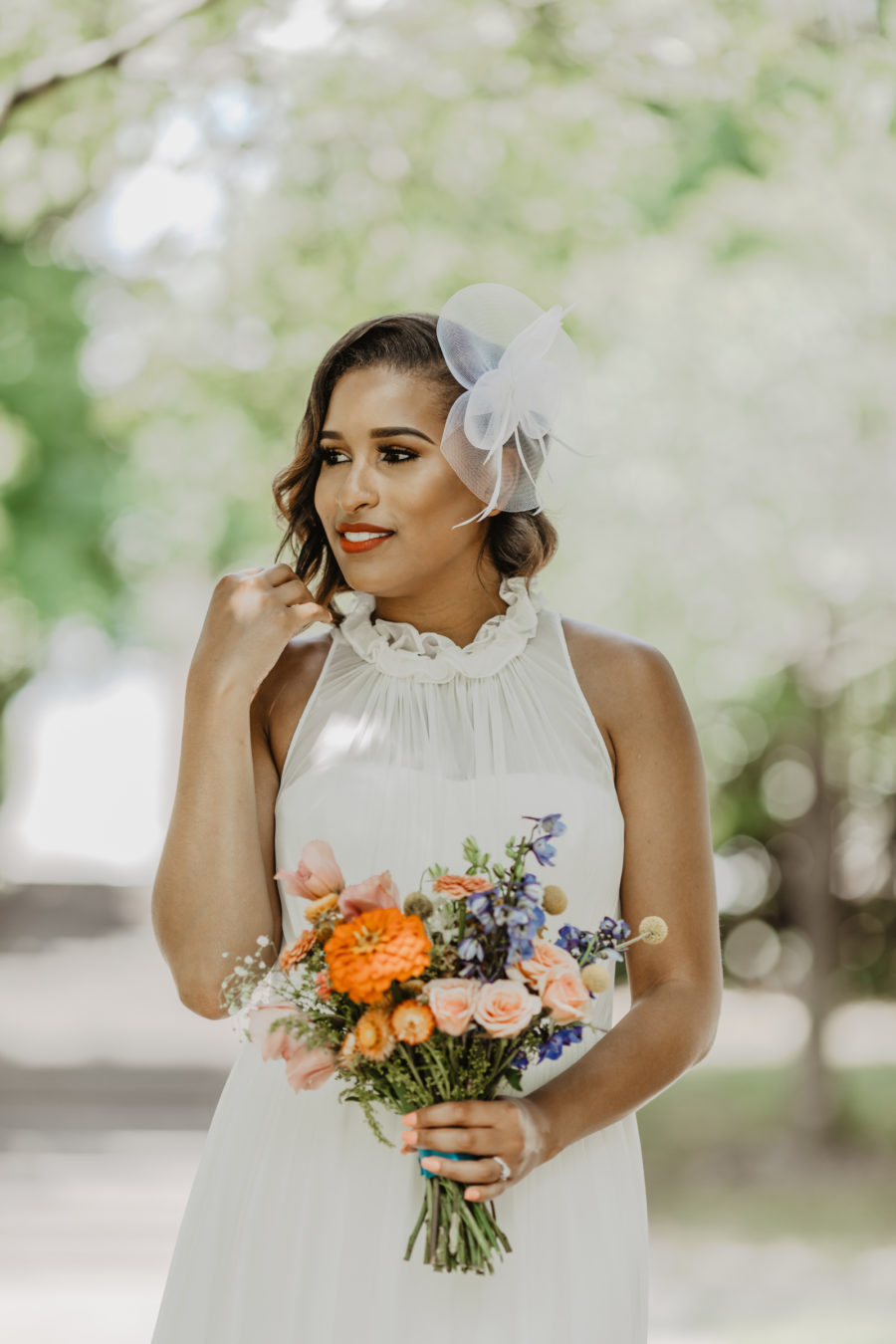Bridal portrait: Music City Merger wedding inspiration featured on Nashville Bride Guide