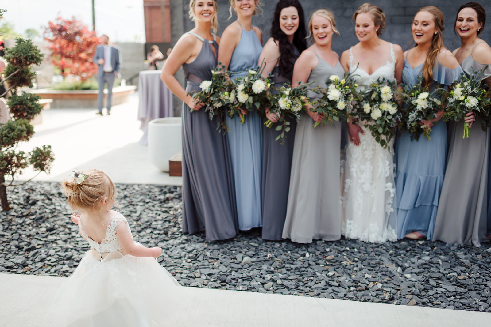 Flower girl photos: Nashville wedding at Clementine featured on Nashville Bride Guide