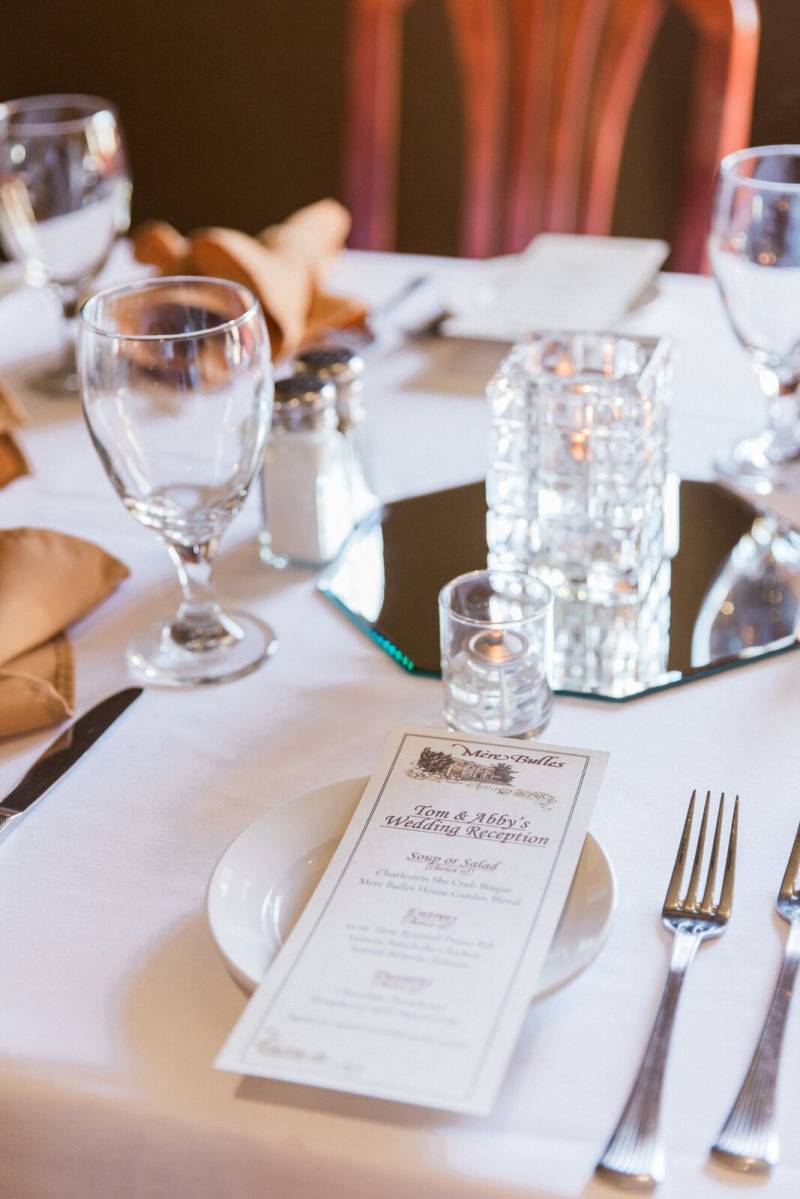 Customize your rehearsal dinner space at Mere Bulles featured on Nashville Bride Guide