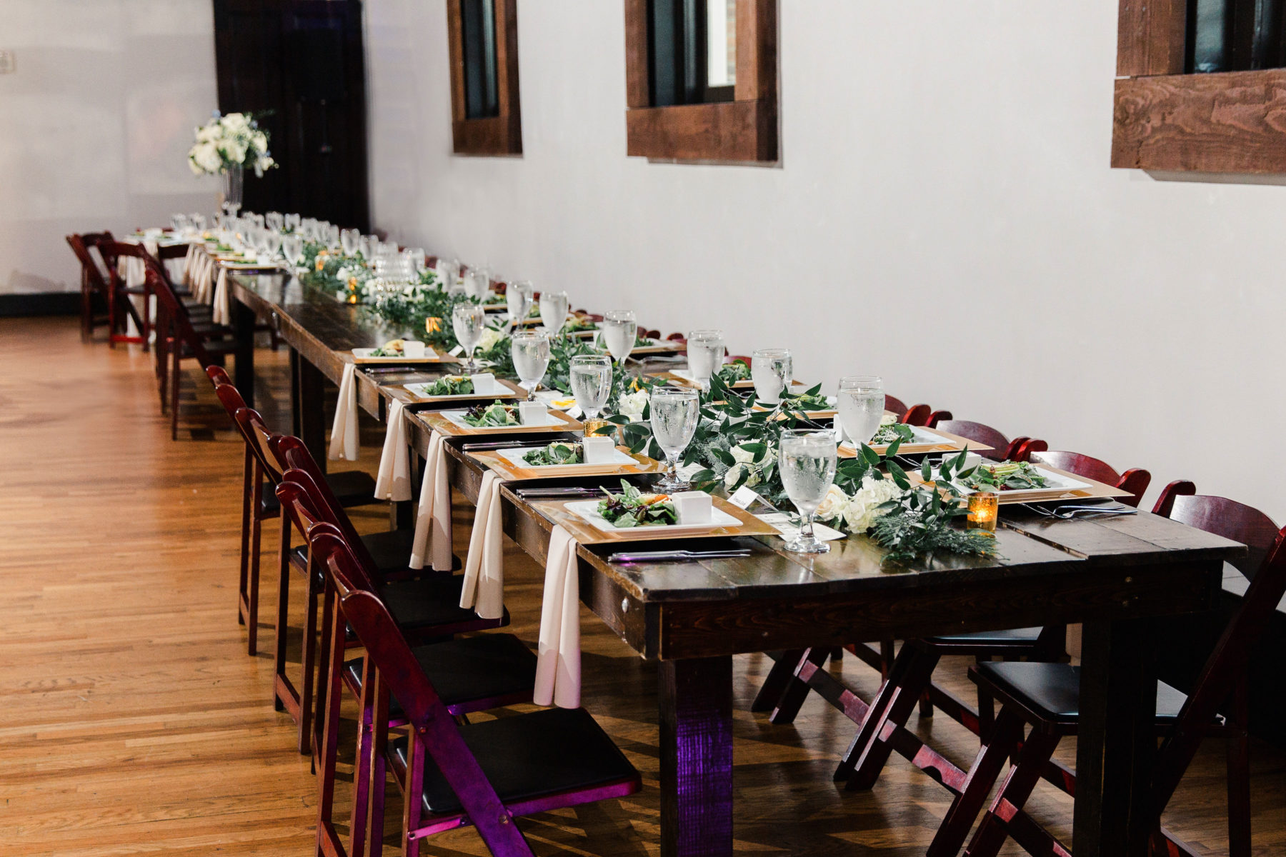 Wedding tablescape: Bell Tower Wedding featured on Nashville Bride Guide