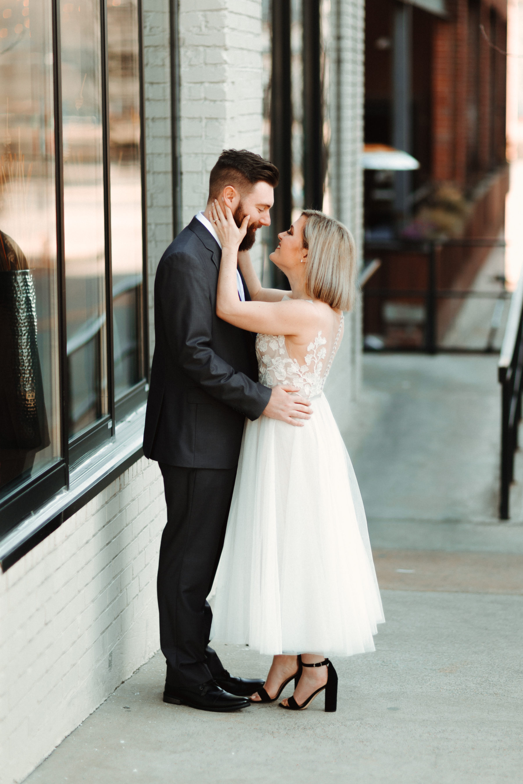 Wedding portrait: Nashville brunch elopement featured on Nashville Bride Guide
