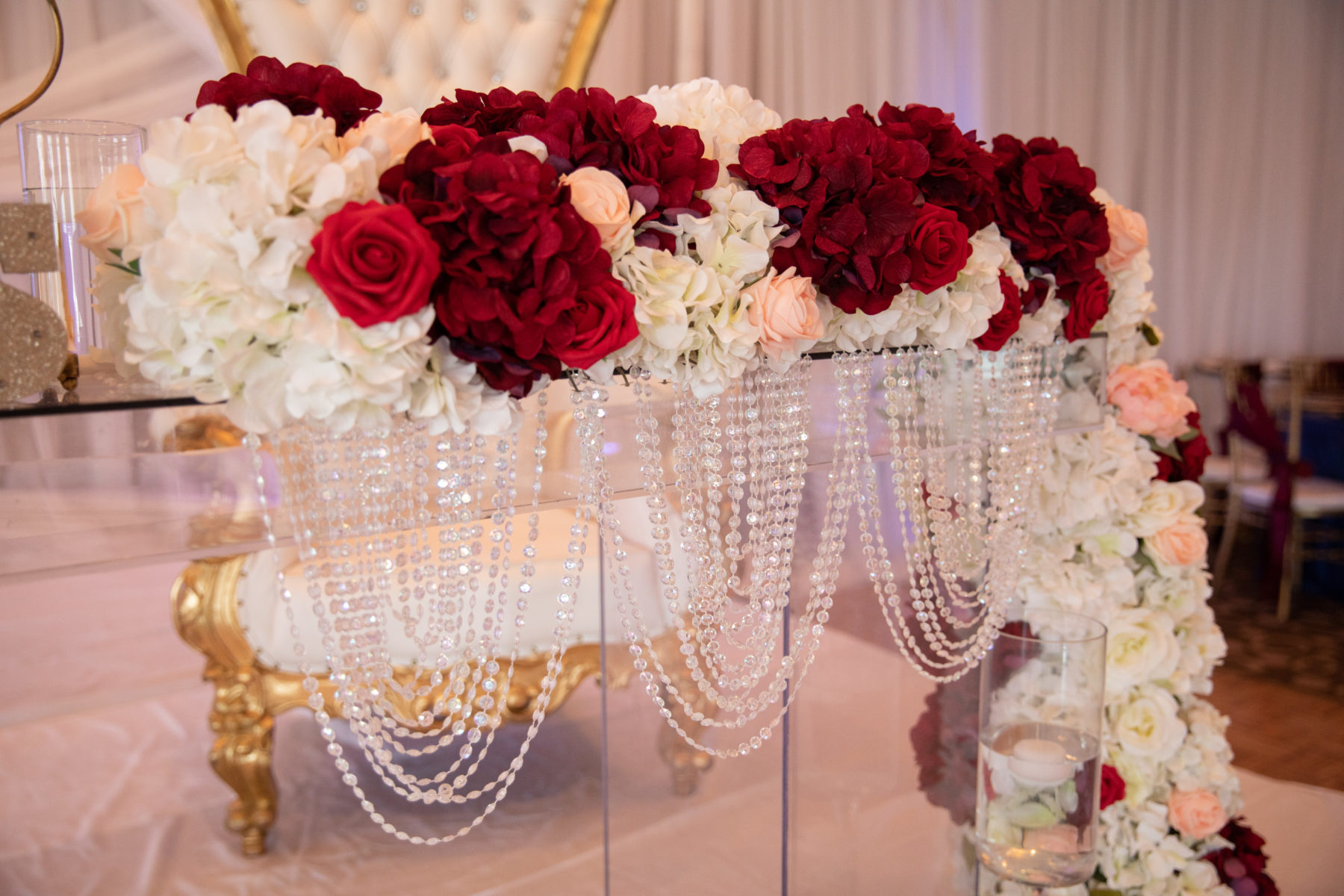 Sweet heart table decor: Luxurious Stone Rivers Country Club Wedding featured on Nashville Bride Guide
