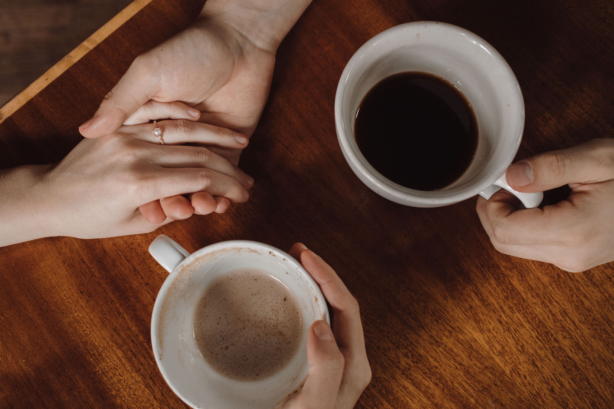 Coffee Shop Engagement by Fancy Pants Photography - Nashville Bride Guide