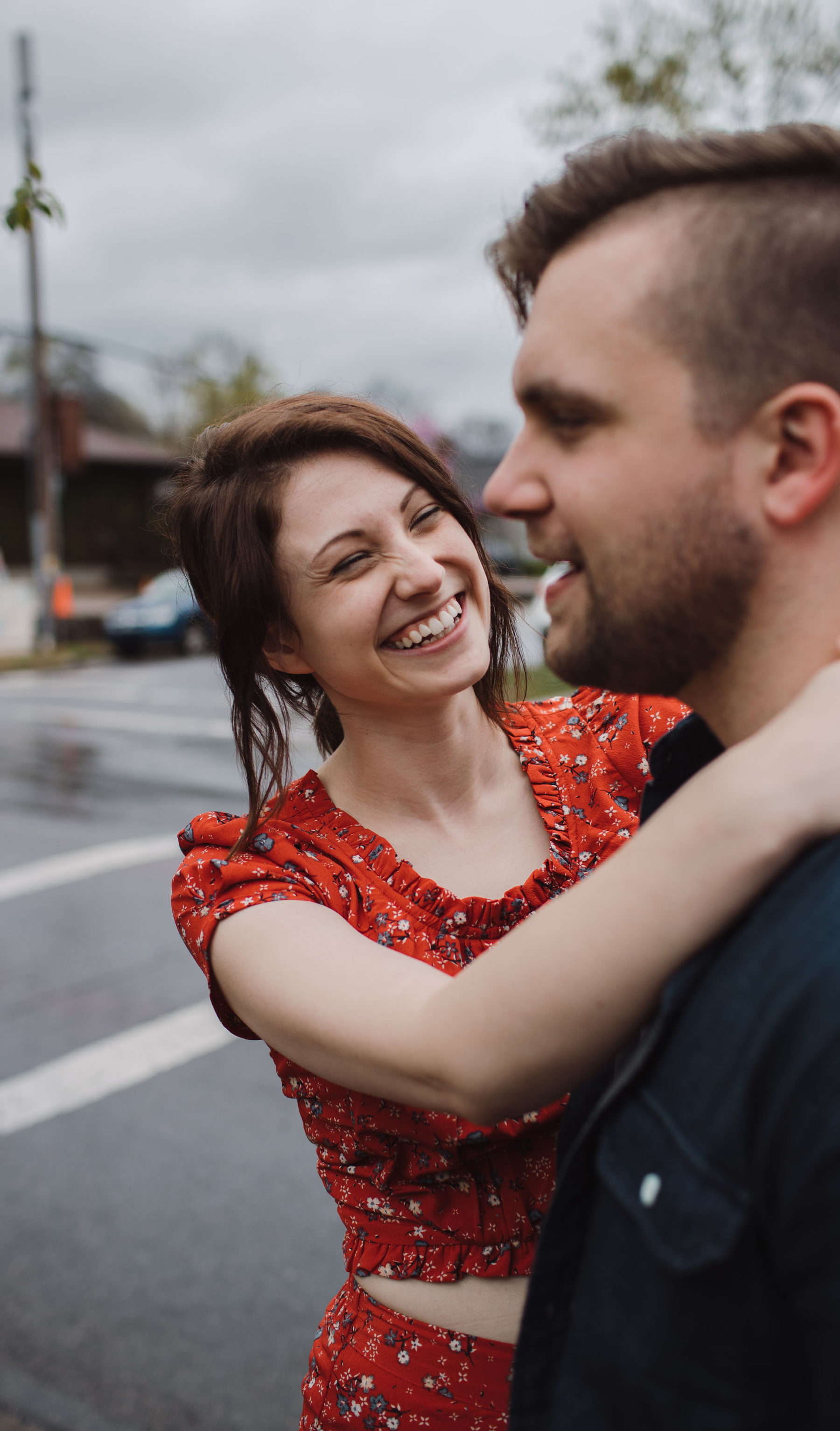 Frothy Monkey coffee shop engagement session captured by Fancy Pants Weddings Photography. See more engagement session ideas on Nashville Bride Guide!