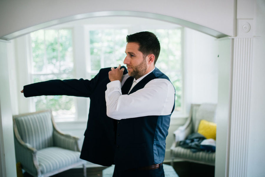 Groom getting ready photography: Intimate Wedding Celebration by Details Nashville