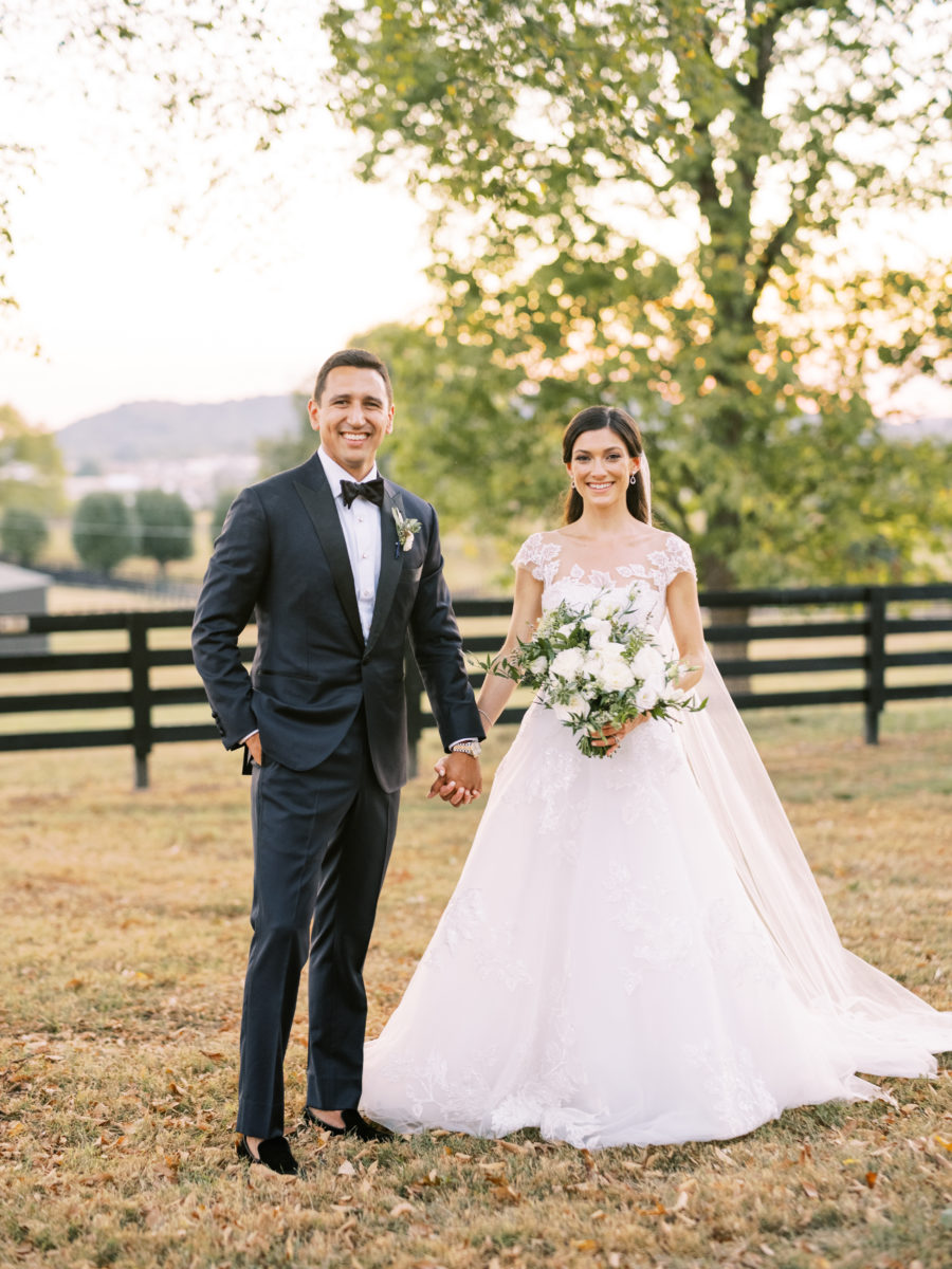 Fall wedding portrait by Nathan Westerfield wedding photographer featured on Nashvilel Bride Guide