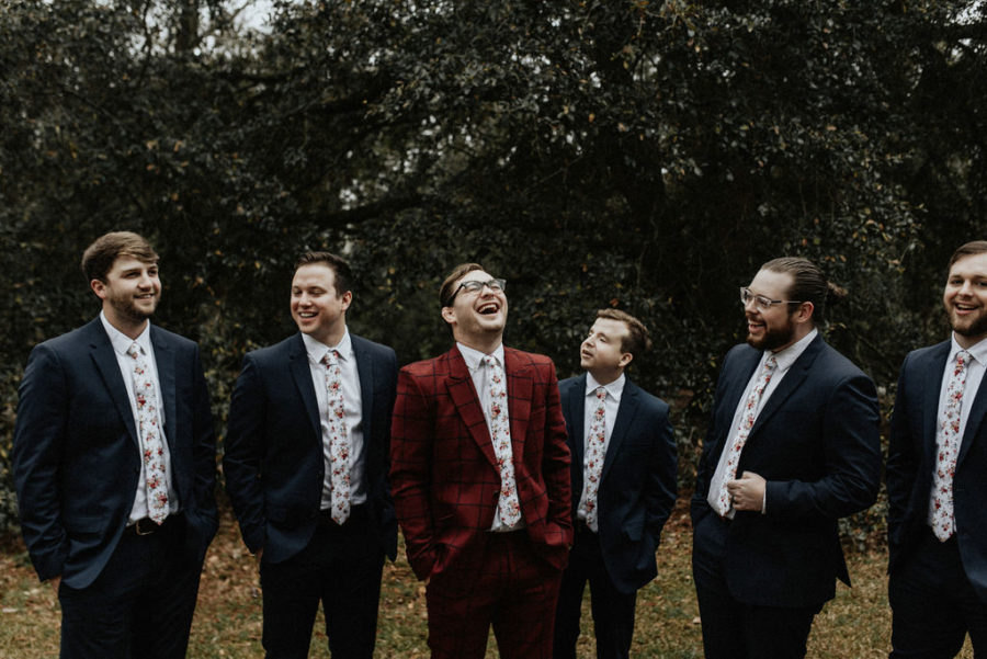 Groomsmen attire: Magical Winter Wedding featured on Nashville Bride Guide!
