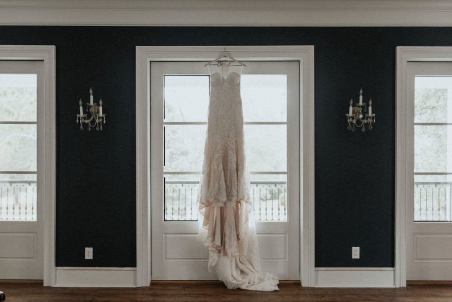 Wedding dress portrait: Magical Winter Wedding by Meghan Melia Photography featured on Nashville Bride Guide!