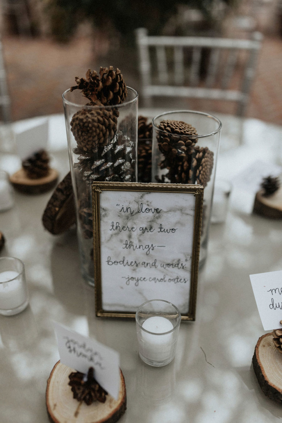 Wedding centerpieces: Magical Winter Wedding by Meghan Melia Photography featured on Nashville Bride Guide!