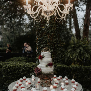 Wedding cake table: Magical Winter Wedding by Meghan Melia Photography featured on Nashville Bride Guide!