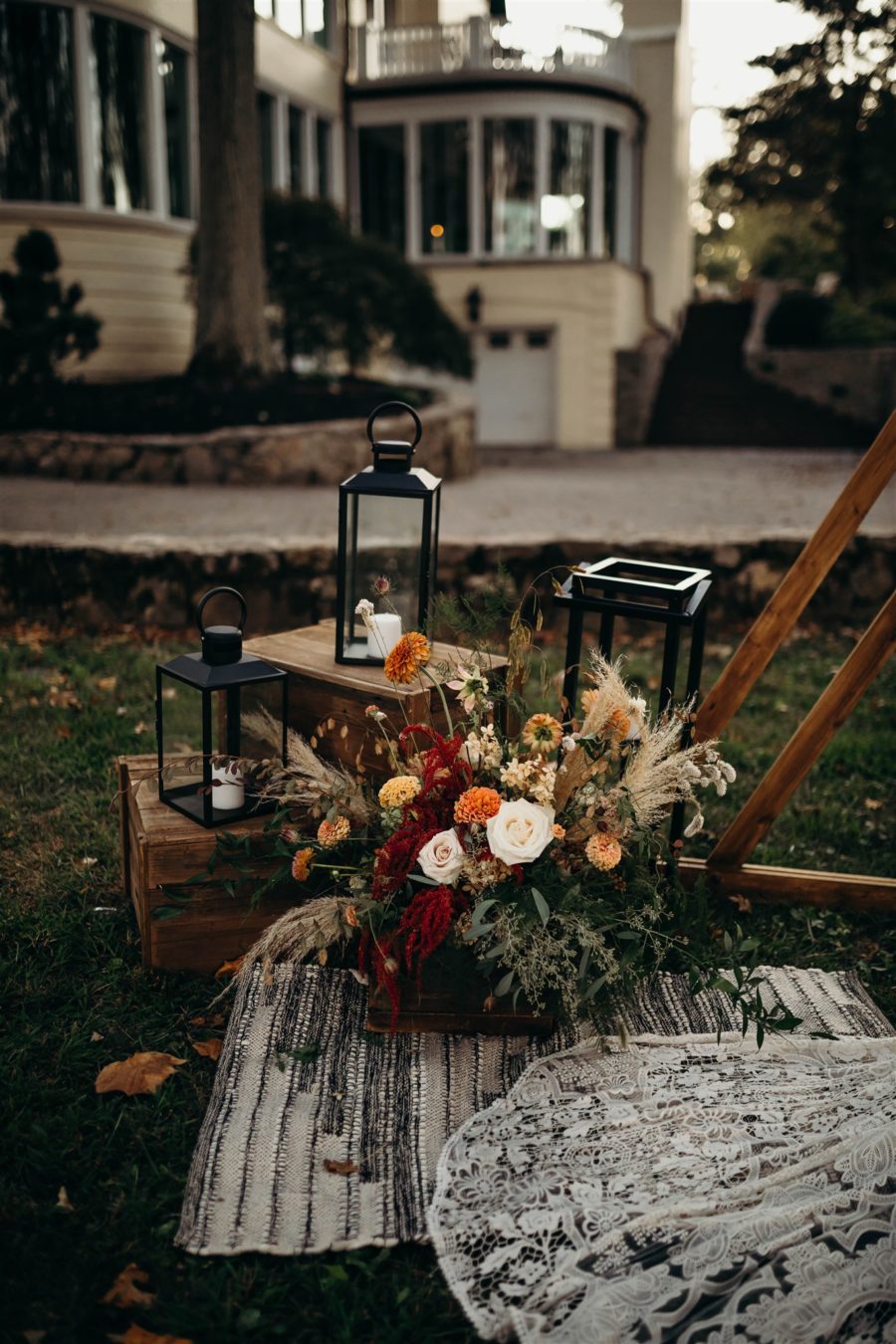Winter Boho Wedding Decor for Styled Shoot featured on Nashville Bride Guide!