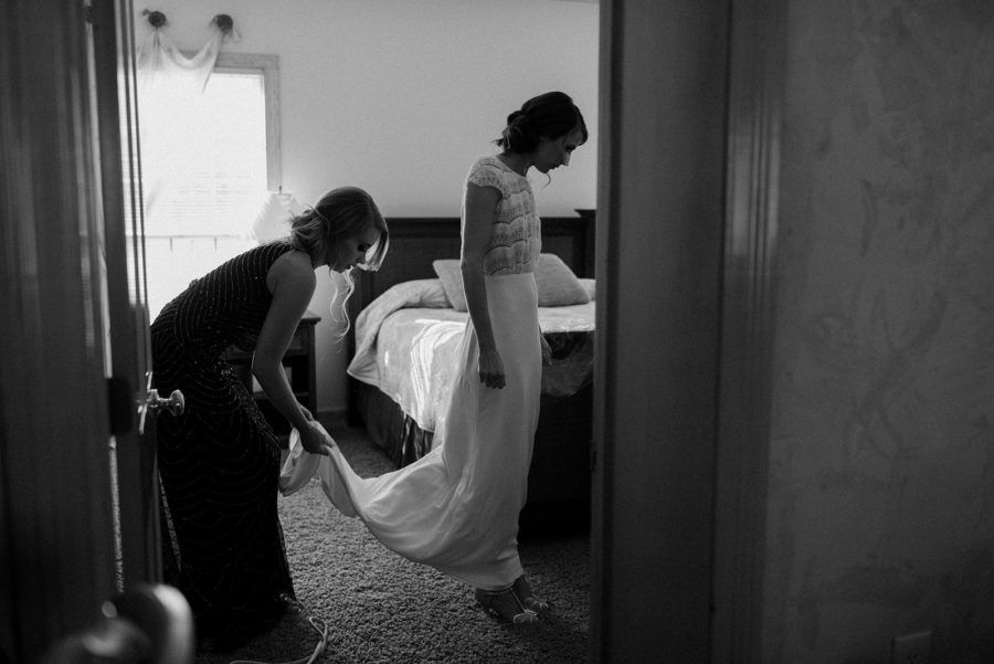 Black and white wedding portrait: Cedarmont Farm Wedding featured on Nashville Bride Guide!