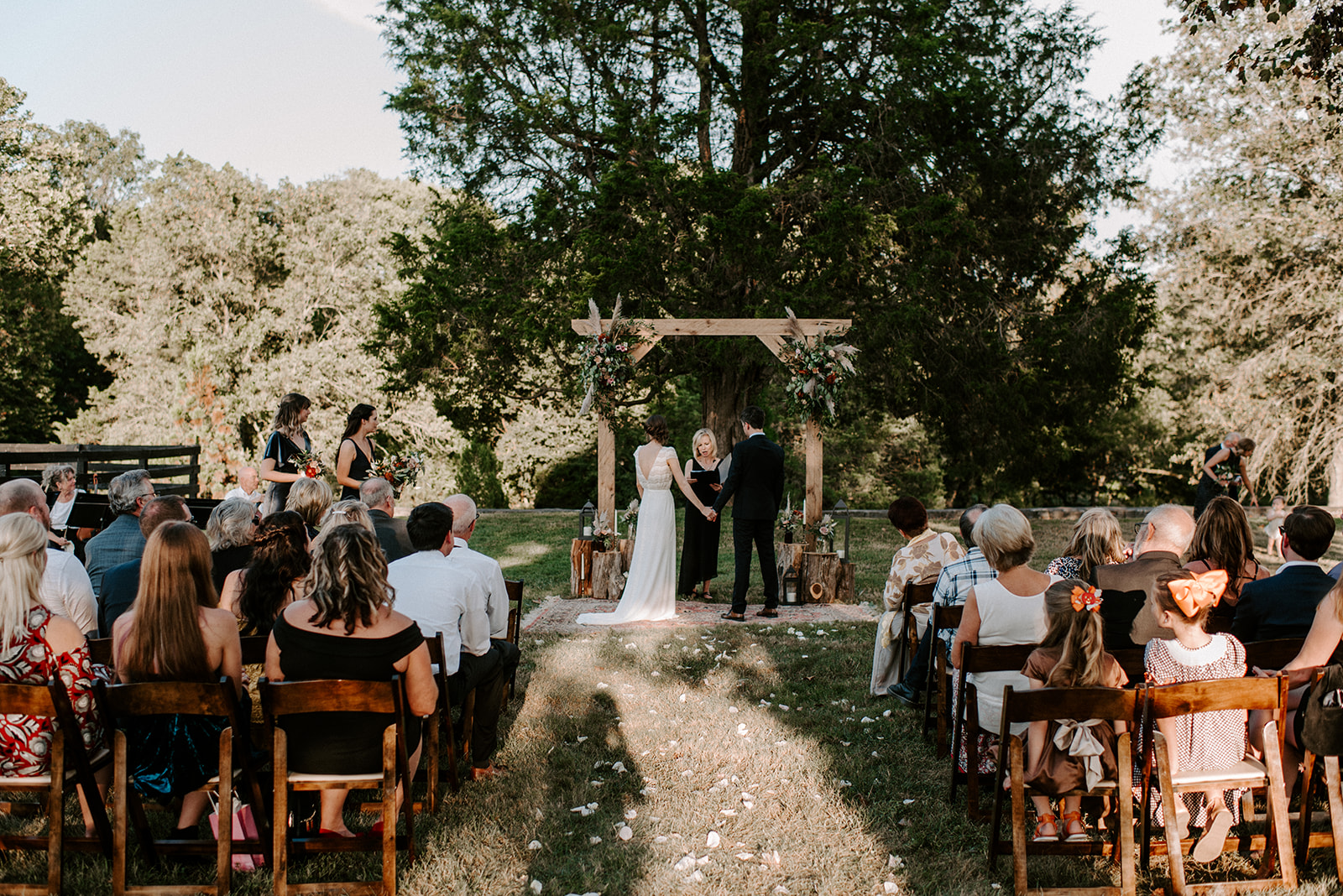 Intimate Cedermont Farm Wedding Ceremony