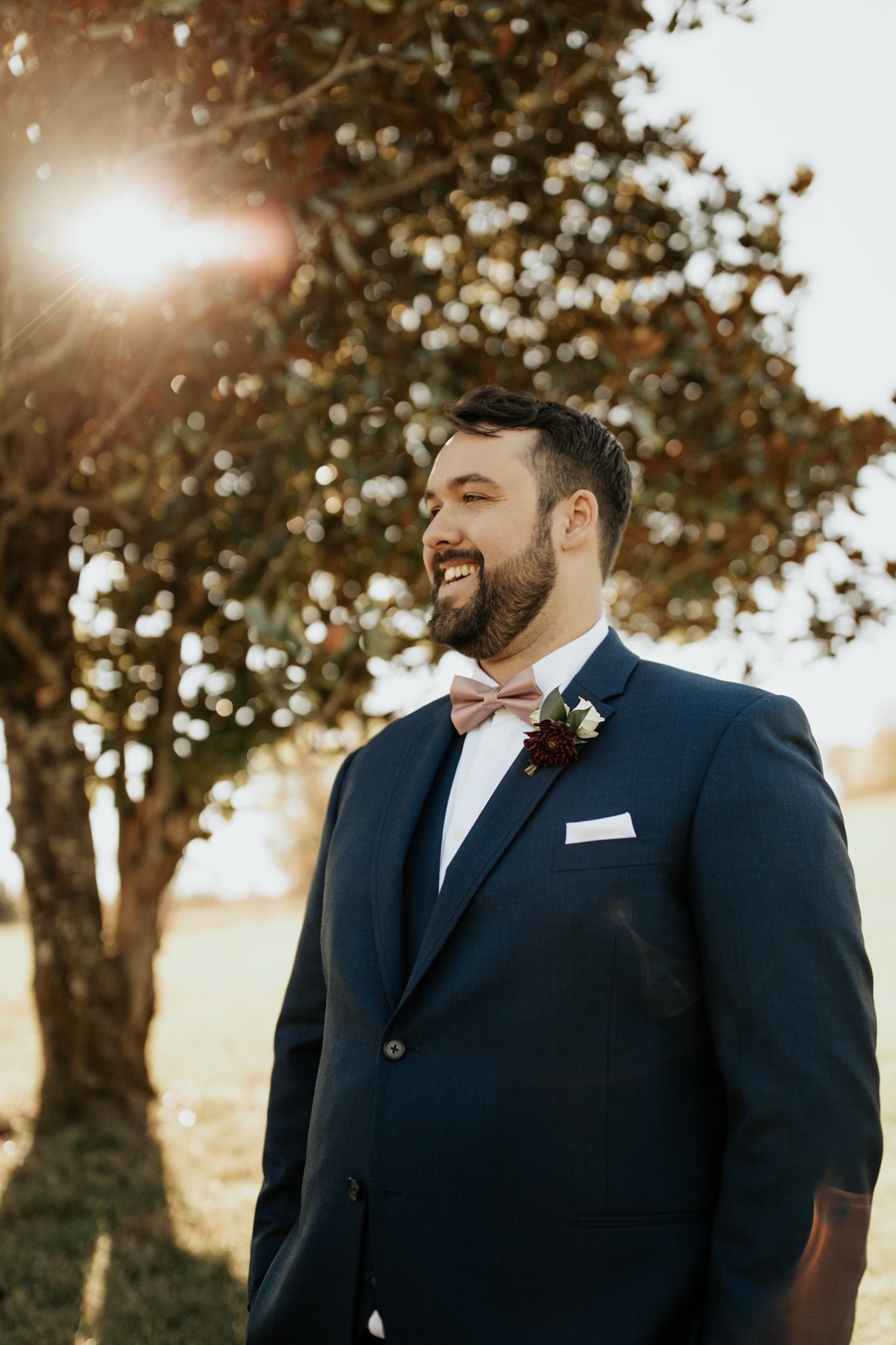 Grooms attire: Simply Rustic Front Porch Farms wedding featured on Nashville Bride Guide
