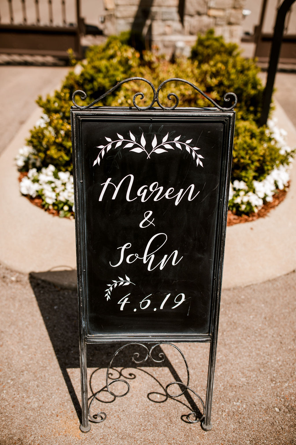 Wedding Sign: Beautiful Graystone Quarry Wedding captured by John Myers Photography & Videography